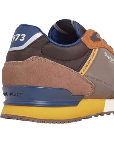 PEPE JEANS ZAPATILLAS PMS400011-TOBACCO EN PARA HOMBRE MARRON