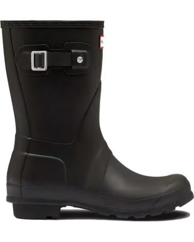 HUNTER BOTAS ORIGINAL SHORT - BOTAS DE AGUA EN NEGRO PARA MUJER VERDE - HGR