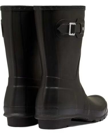 HUNTER BOTAS ORIGINAL SHORT - BOTAS DE AGUA EN NEGRO PARA MUJER VERDE - HGR