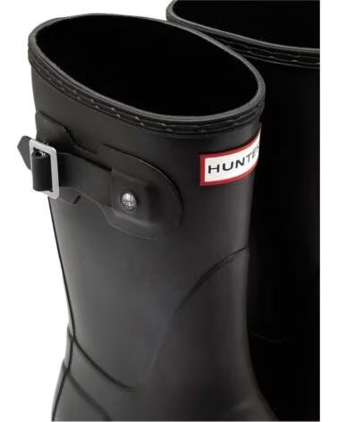 HUNTER BOTAS ORIGINAL SHORT - BOTAS DE AGUA EN NEGRO PARA MUJER VERDE - HGR