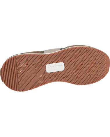 PEPE JEANS ZAPATILLAS PMS60020-595 EN VERDE PARA HOMBRE MULTICOLOR