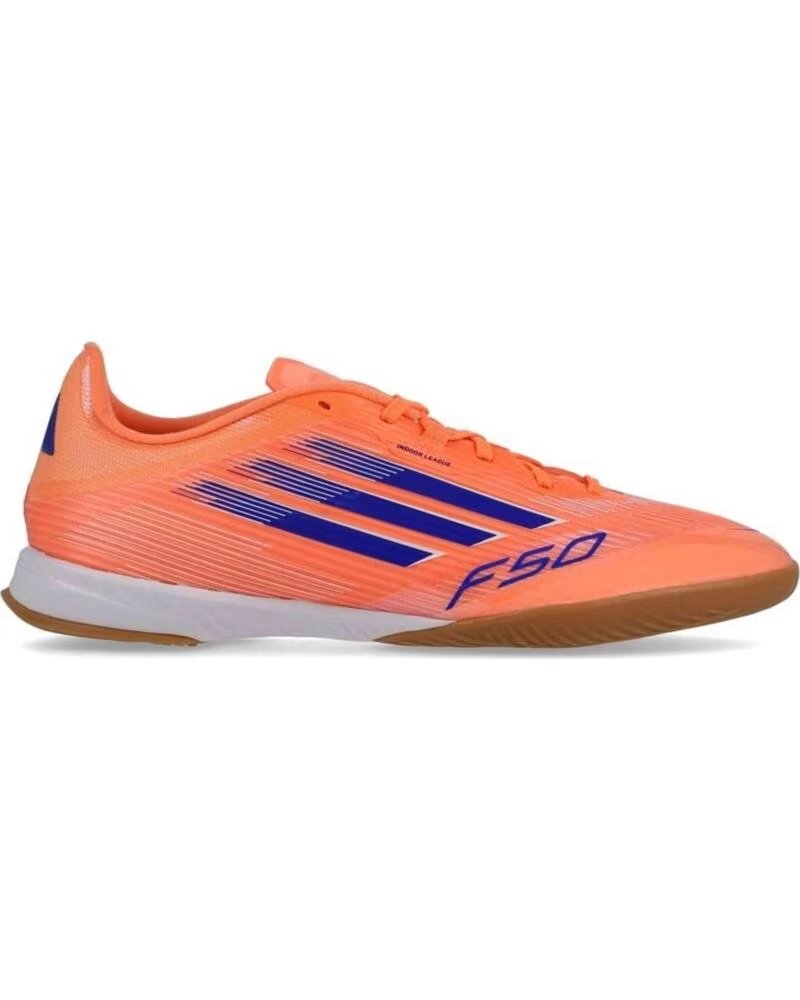 ADIDAS BOTAS DE FÚTBOL SALA F50 JH7718 NARANJA BEAORA-LUCBLU-FTWWHT