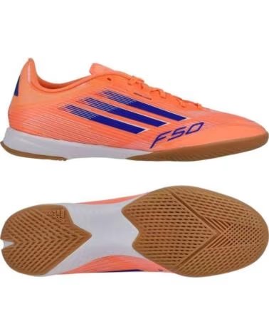 ADIDAS BOTAS DE FÚTBOL SALA F50 JH7718 NARANJA BEAORA-LUCBLU-FTWWHT