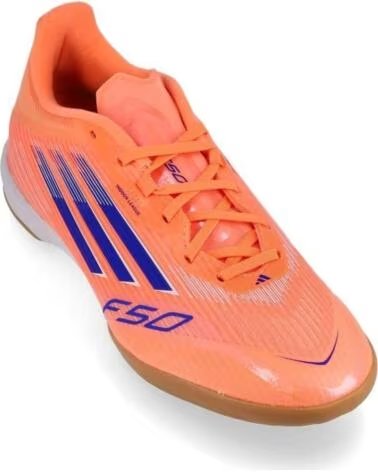 ADIDAS BOTAS DE FÚTBOL SALA F50 JH7718 NARANJA BEAORA-LUCBLU-FTWWHT