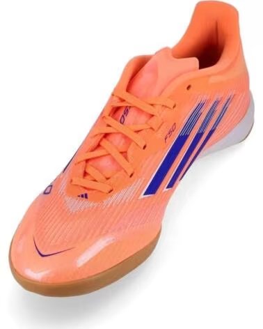ADIDAS BOTAS DE FÚTBOL SALA F50 JH7718 NARANJA BEAORA-LUCBLU-FTWWHT