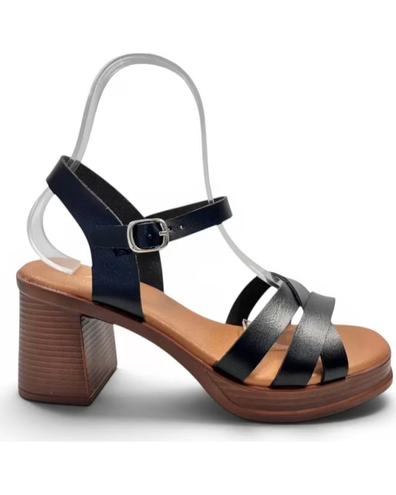 TIMBOS SANDALIA TACON MUJER 133285 NEGRO