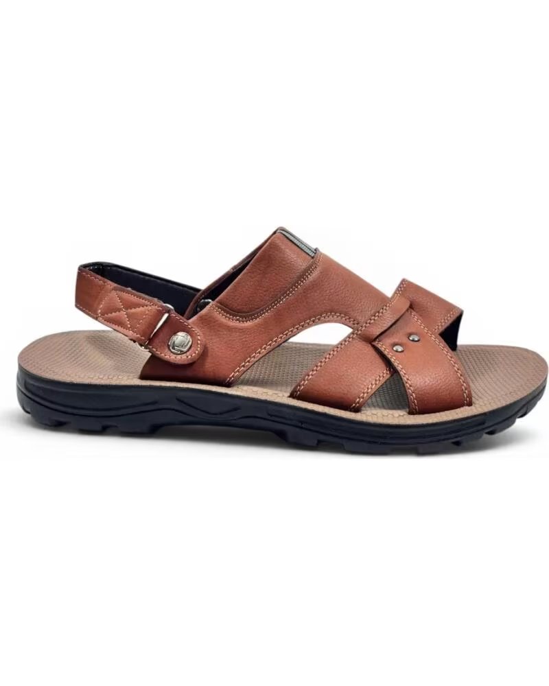 TIMBOS SANDALIA DE HOMBRE CAMEL 133251 MARRóN