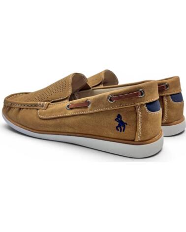 TIMBOS MOCASIN COMODO PICADO DE HOMBRE CAMEL 133218 MARRóN