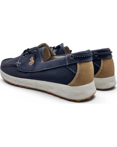 TIMBOS ZAPATO NÁUTICO CASUAL PICADO MARINO AZUL
