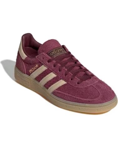 ADIDAS HANDBALL SPEZIAL WOMAN KK0929 MAROON - WARM VANILLA - GOLD METALLIC - 36 2-3 BURGUNDY