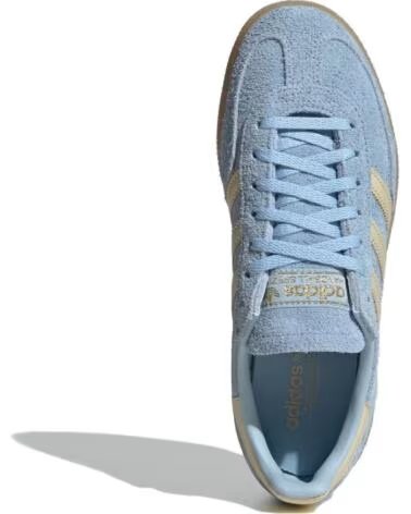 ADIDAS HANDBALL SPEZIAL WOMAN KK0930 CLEAR SKY - WARM VANILLA - GOLD METALLIC - 36 2-3 LIGHT BLUE