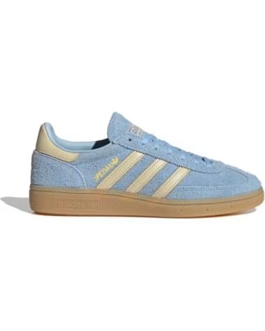 ADIDAS HANDBALL SPEZIAL WOMAN KK0930 CLEAR SKY - WARM VANILLA - GOLD METALLIC - 36 2-3 LIGHT BLUE