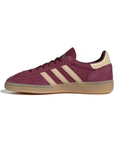 ADIDAS HANDBALL SPEZIAL WOMAN KK0929 MAROON - WARM VANILLA - GOLD METALLIC - 36 2-3 BURGUNDY