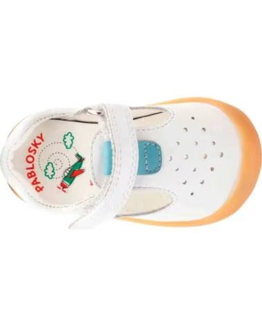PABLOSKY SANDALIAS 314-106229 EN BLANCO PARA NINOS UNISEX