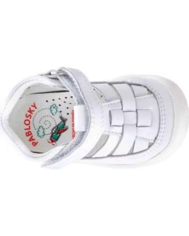 PABLOSKY SANDALIAS 314-105917 EN BLANCO PARA NINOS UNISEX
