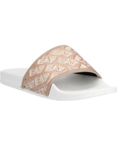 ARMANI EA7 CLAQUETTES EMPORIO XCP010 XK340 N341 WHITE ROSE GOLD WHITEROSE
