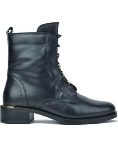 CARAMELO BOTTINES FEMME CAR2412-11 CUIR NOIR PIEL NEGROPIEL NEGRO