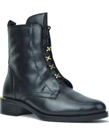 CARAMELO BOTTINES FEMME CAR2412-11 CUIR NOIR PIEL NEGROPIEL NEGRO