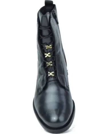 CARAMELO BOTTINES FEMME CAR2412-11 CUIR NOIR PIEL NEGROPIEL NEGRO