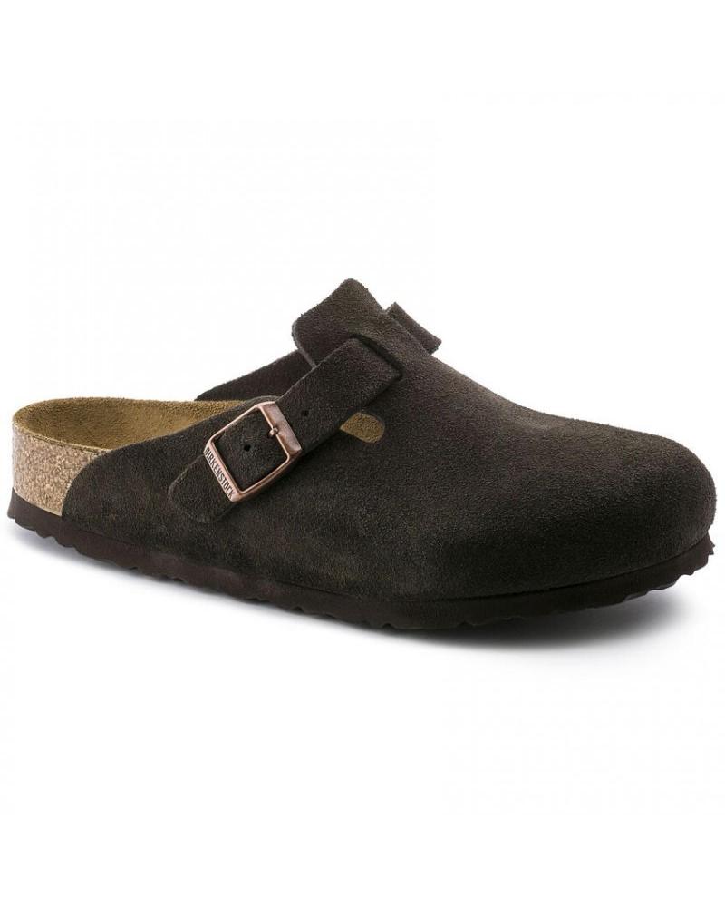 Woman and Man Clogs BIRKENSTOCK BOSTON 660463 MOCHA Woman and Man Clogs BIRKENSTOCK BOSTON 660463 MOCHA