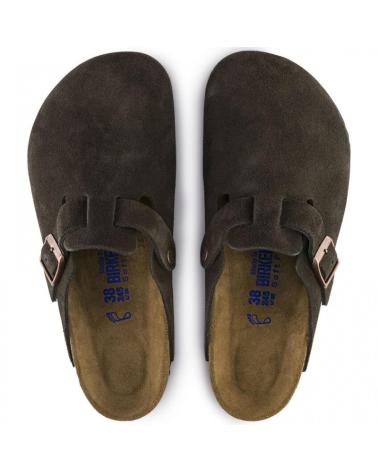 Woman and Man Clogs BIRKENSTOCK BOSTON 660463  MOCHA