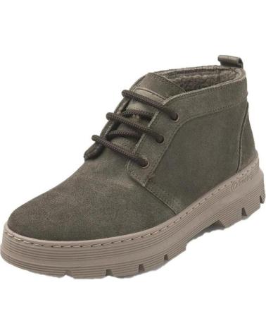 Bottines NATURAL WORLD  pour Femme et Homme LIS SAFARI TRACK SERRAJE BAJO  FOREST