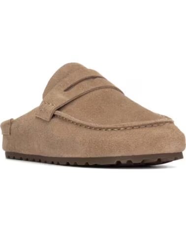 XTI MOCASINES TIPO ZUECO 145498 EN ANTE COLOR TAUPE