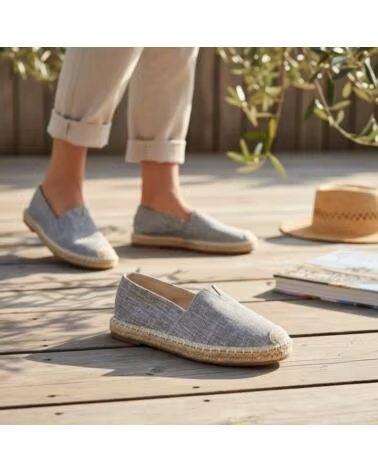 TIMBOS ALPARGATA DE ESPARTO 133242 GRIS