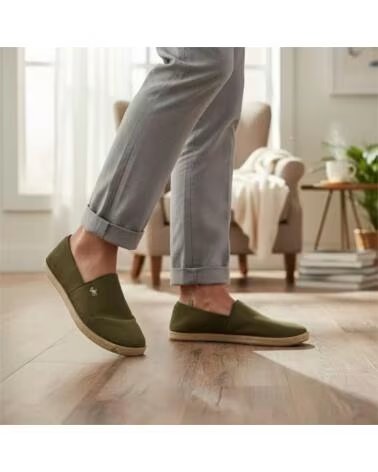 TIMBOS ALPARGATA DE ESPARTO PARA HOMBRE 133234 VERDE