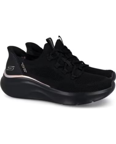 SKECHERS Zapatillas en color negro para mujer NEGRO