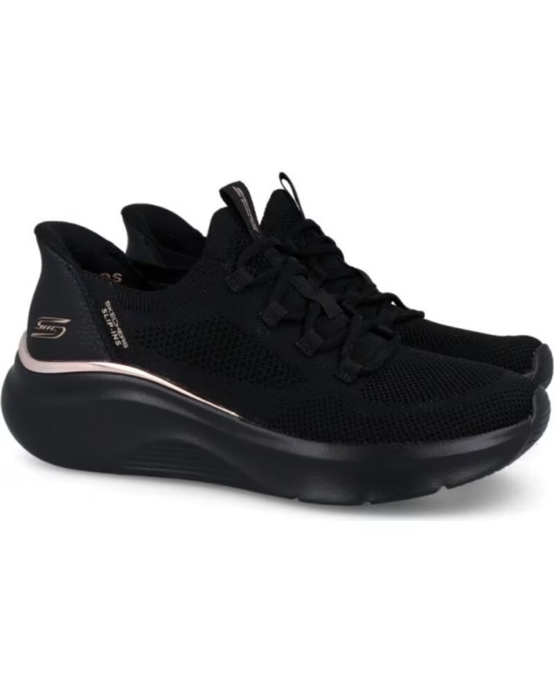SKECHERS Zapatillas en color negro para mujer NEGRO