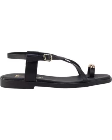 KESLEM SANDALIAS SALOME EN COLOR NEGRO