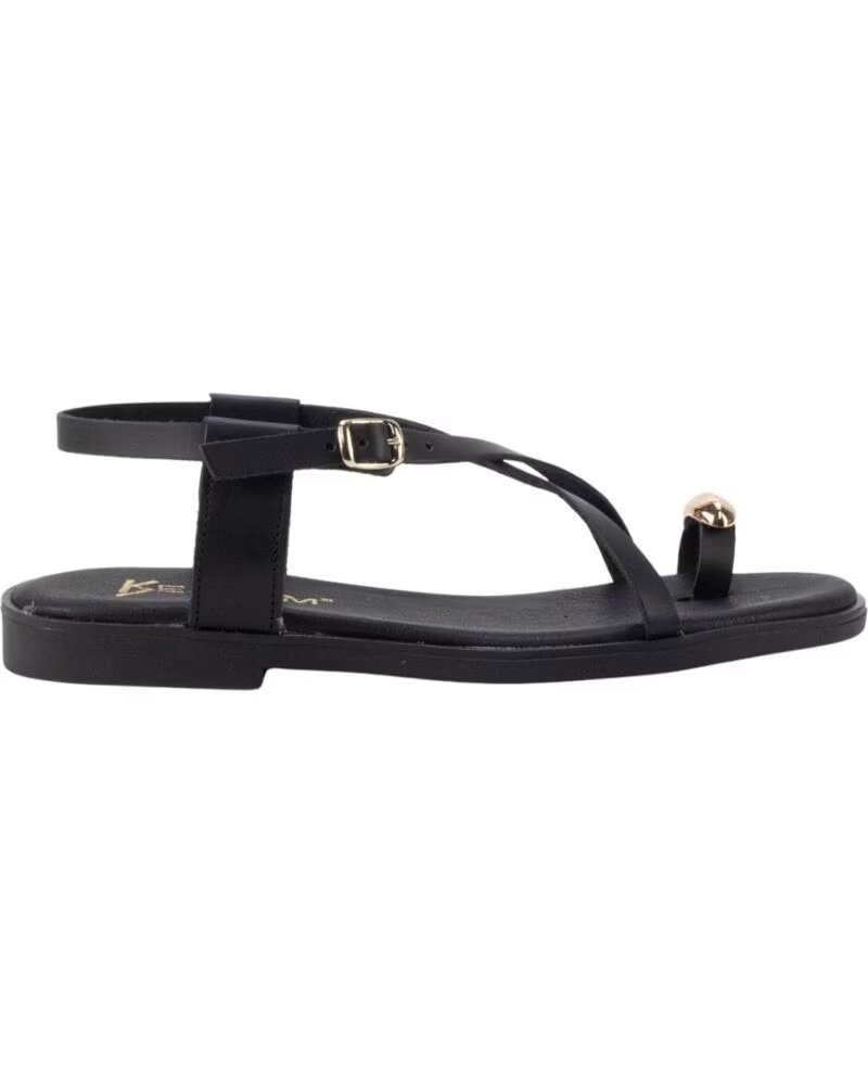 KESLEM SANDALIAS SALOME EN COLOR NEGRO