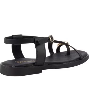 KESLEM SANDALIAS SALOME EN COLOR NEGRO