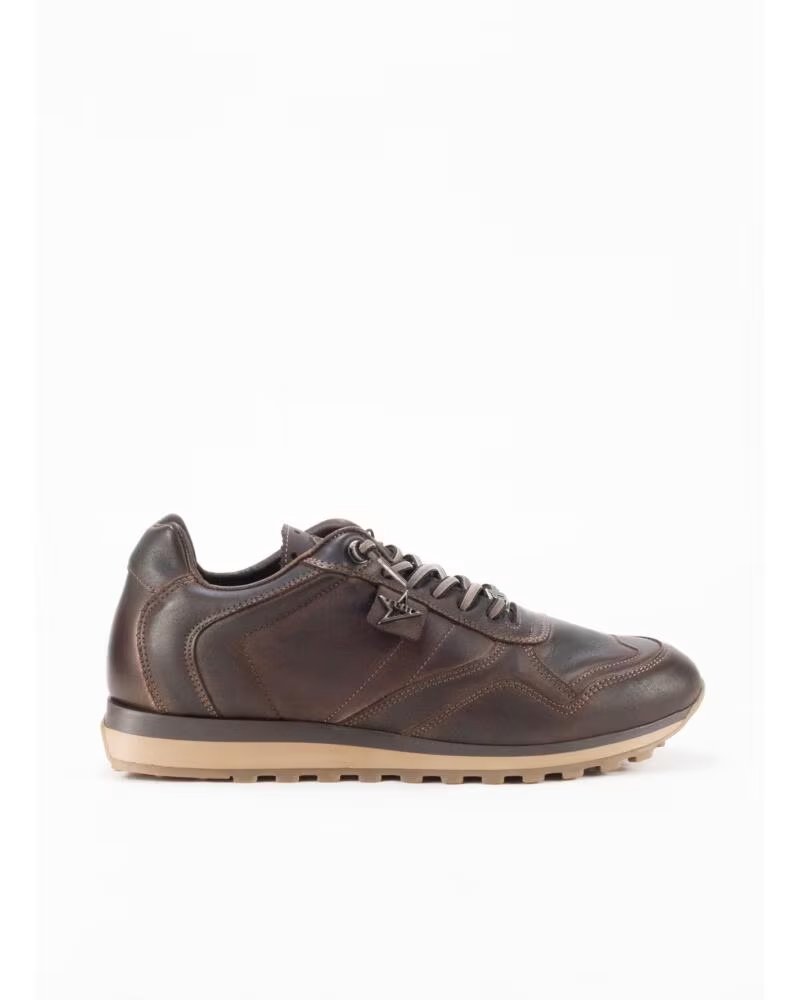 CETTI ZAPATILLAS 848 EN PIEL COLOR MARRÓN MARRON