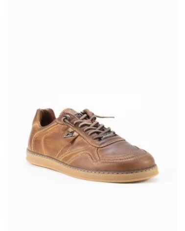 CETTI ZAPATILLAS 848 EN PIEL TONO MARRÓN MARRON