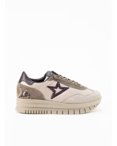 CETTI ZAPATILLAS 1259XL BEIGE CON DETALLE DE ESTRELLA