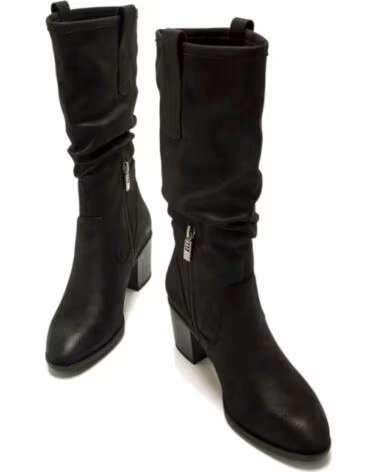 MTNG Botas De Tacon Mujer Mustang 59357 Negro NEGRO