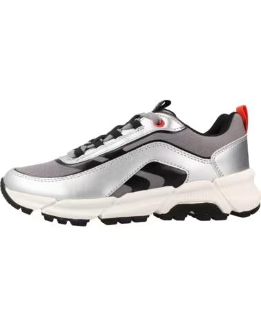 GEOX ZAPATILLAS J FLEXYPER PLUS BOY PLATA C1W7S