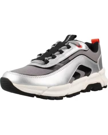 GEOX ZAPATILLAS J FLEXYPER PLUS BOY PLATA C1W7S