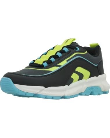 GEOX ZAPATILLAS J FLEXYPER PLUS BOY NEGRO C0035