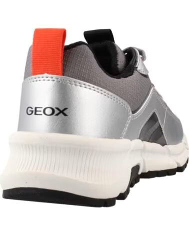 GEOX ZAPATILLAS J FLEXYPER PLUS BOY PLATA C1W7S