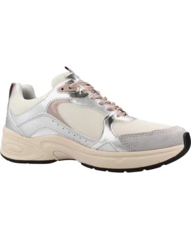 GEOX ZAPATILLAS MUJER MODELO D ZARVIA COLOR PLATA C1S1W