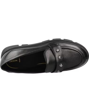 GEOX MOCASINES MUJER MODELO D VILDE COLOR NEGRO C9999