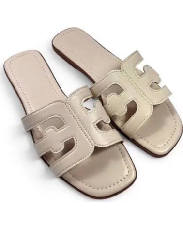 TIMBOS ZUECOS PLANOS DE MUJER 133335 EN COLOR BEIGE