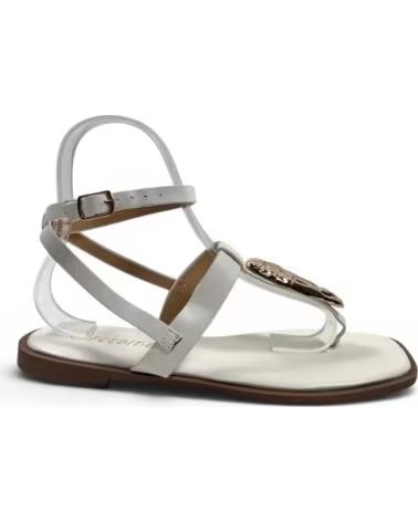 TIMBOS SANDALIA ESCLAVA PLANA MUJER 133316 BLANCO