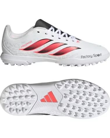 ADIDAS ZAPATILLAS DE FÚTBOL PREDATOR CLUB TF PARA NIÑO BLAN-CORA-NEG