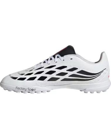ADIDAS ZAPATILLAS DE FÚTBOL PREDATOR CLUB TF PARA NIÑO BLAN-CORA-NEG