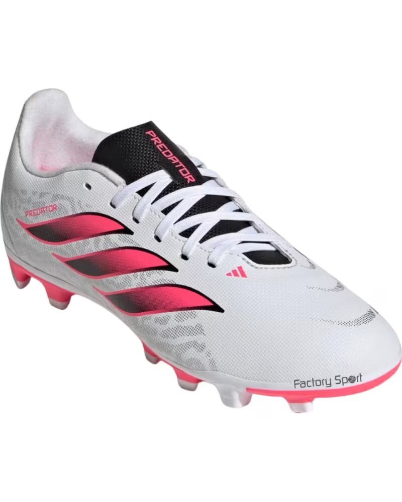 ADIDAS CHUTEIRAS DE FUTEBOL PREDATOR CLUB FG-MG FTWWHT-SOLTUR-CBLACK BLAN-CORA-NEG