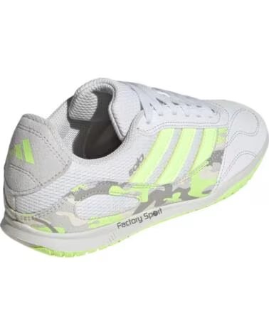 ADIDAS Botas De Futbol Sala Super Sala Iii Indoor Crystal White - Hi-Res Yellow - Off White en blanco para unisex CRYSTAL WHITE